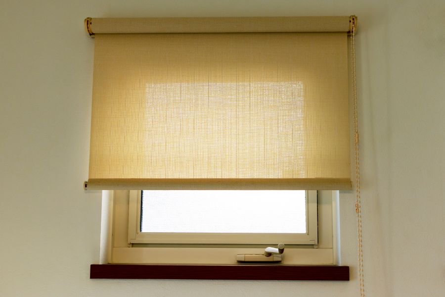 ventana con cortina Screen