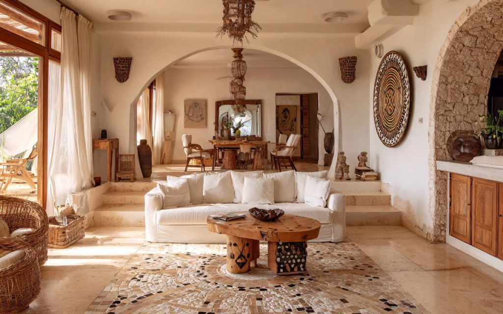 salón con cortinas personalizadas